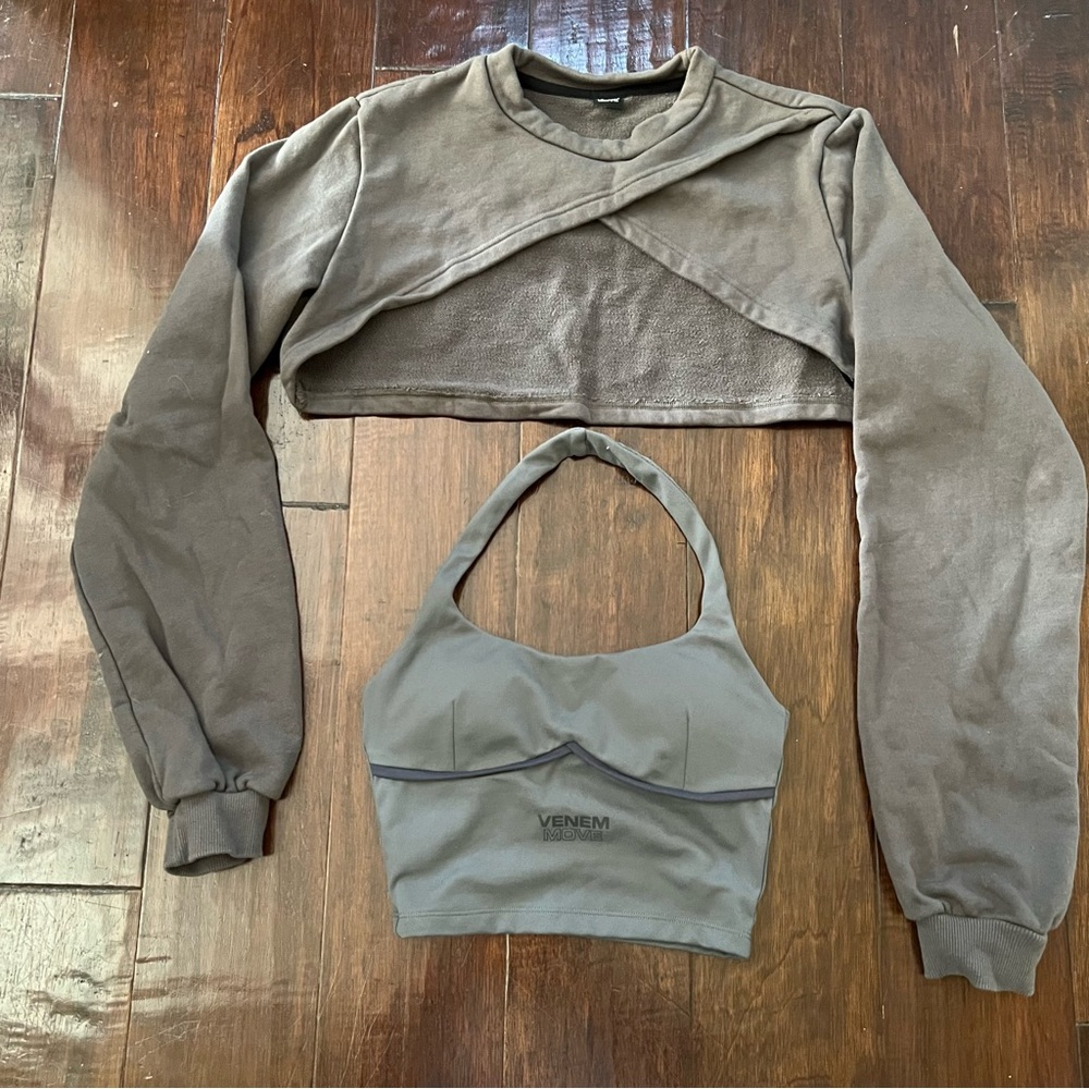 Sports bra and bolero set